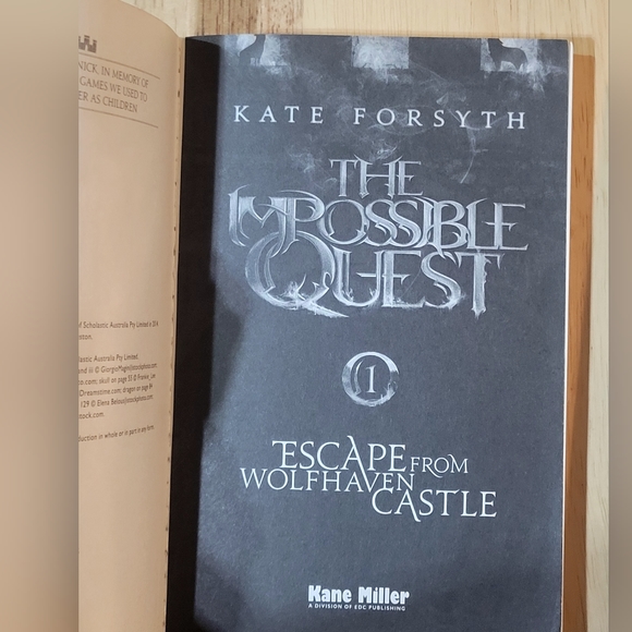 The Impossible Quest Series Books Lot of 4 PB books by Kate Forsyth #1-4 VG Cond - Picture 8 of 12
